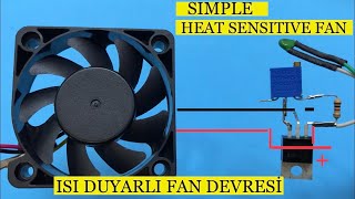 SIMPLE TEMPERATURE FAN CIRCUIT, FANS WILL NOW WORK WHEN NEEDED