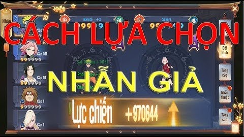 CÁCH TĂNG NHẪN GIẢ TỐI ƯU LỰC CHIẾN | Nhẫn Giả Vô Song 3D