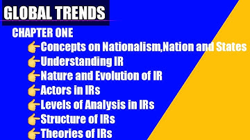 Global Trend-chapter1-part5-Levels of Analysis in International Relations