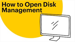 how to open disk management in windows