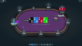 Stake.us Poker - I flopped a straight and try to get as much money as I can.