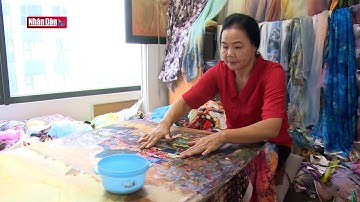 Tình yêu Hà Nội trong tranh vải của họa sĩ Thanh Thục