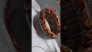 Rewinding alternator coil | my hand made dynamo coil winding. #alternatorwinding #automobile #truck