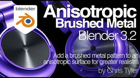 Add a Brushed Metal Texture to Anisotropic Reflections