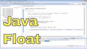 14x - Learn Java - Floating Point Variables - Exercise 1