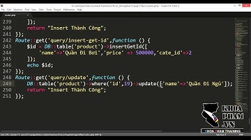 Lập trình Laravel tại KhoaPham Vn   Bài 25 112 Query Builder