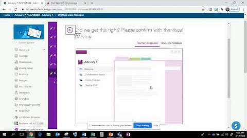 Creating a OneNote Class Notebook