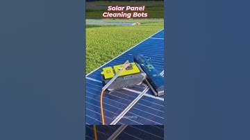 Solar Panel Cleaning Robot! #shorts #solar