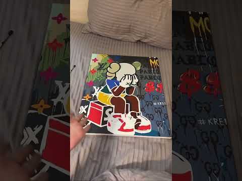 Рисую картину по номерам *KAWS*