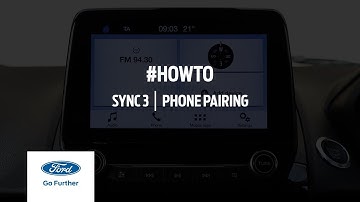 Pairing your phone with SYNC 3 | Ford India