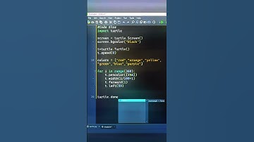 "🟢🟢🟢Fun with Python Turtle🐢🐢🐢🐢Creating a Simple Circle 🔘🔘🔘🔘 Design"🔘🔘|#pythonturtle| #python