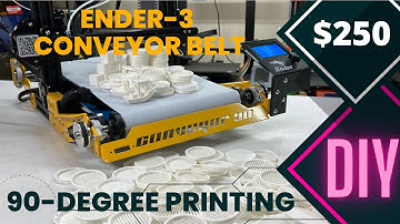 Turn your Ender-3 into a conveyor BELT 3D printer, 90-degree continuous printing, batch production