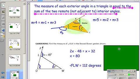 4.1, 4.2, 4.6 Triangle Properties