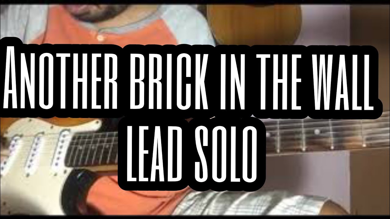Pink floyd - Another brick in the wall lead solo | Alvin Romero cover
