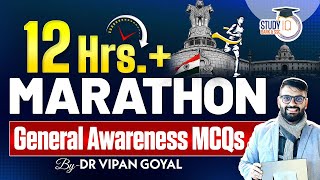 General Awareness MCQs Marathon Class by Dr Vipan Goyal For All Exams l StudyIQ Bank&SSC GS MCQs