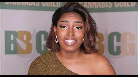 Denavvia Mojet (Black and Brown Cannabis Guild) at speaks at 2021 Hash Bash