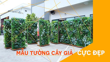 Mẫu tường cây giả - Vách cây nhựa - Tường cỏ nhựa cực đẹp | Cỏ nhân tạo SG