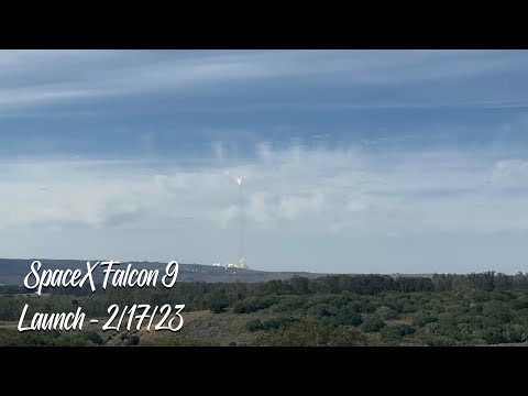 SpaceX Falcon 9 Launch - 2/17/23