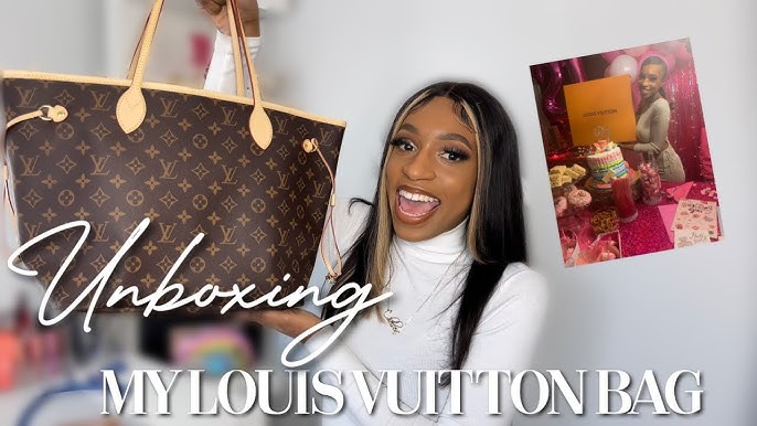 LOUIS VUITTON MOST POPULAR BAG UNBOXING /NEVERFULL MM MONOGRAM :  Beige/🛑Stop watching before buy it 