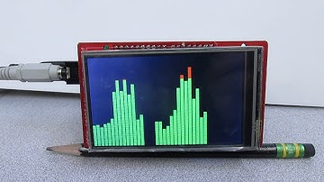 Arduino running MSGEQ7 to a LCD for Audio Spectrum Analyzer