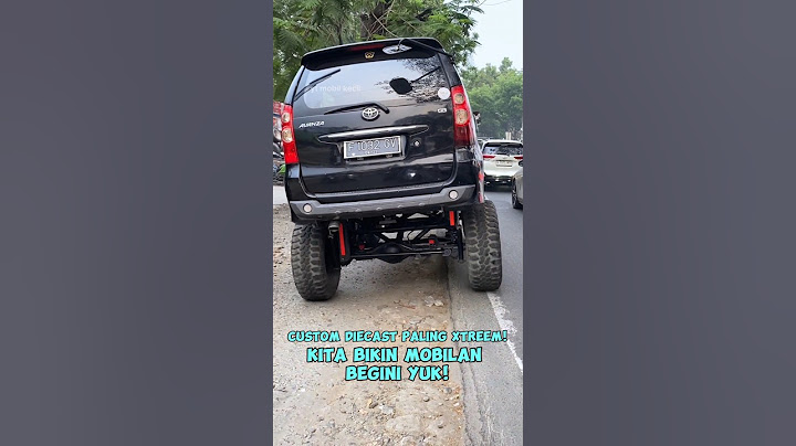 Custom Diecast Paling Ekstrim! Avanza Gaya Monster Truck.