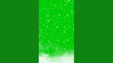 green screen snowfall animation video