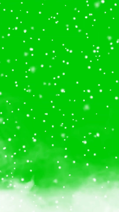 green screen snowfall animation video