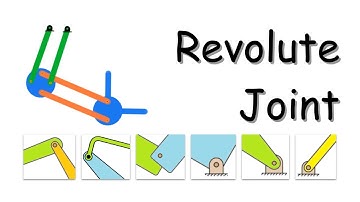 Understand revolute joint and how it affects the degrees of freedom in a system
