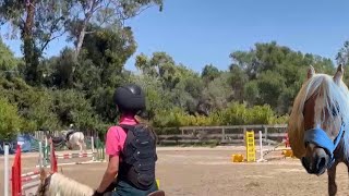 Show jumping with Eden