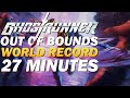 Ghostrunner Any% Out of Bounds Former World Record Speedrun in 27:03