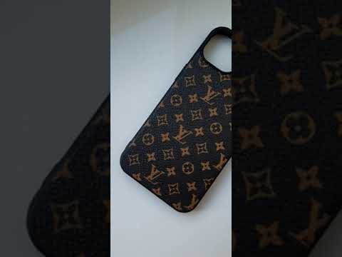 Чехол-накладка Louis Vuitton Case (leather) iPhone 13 brown