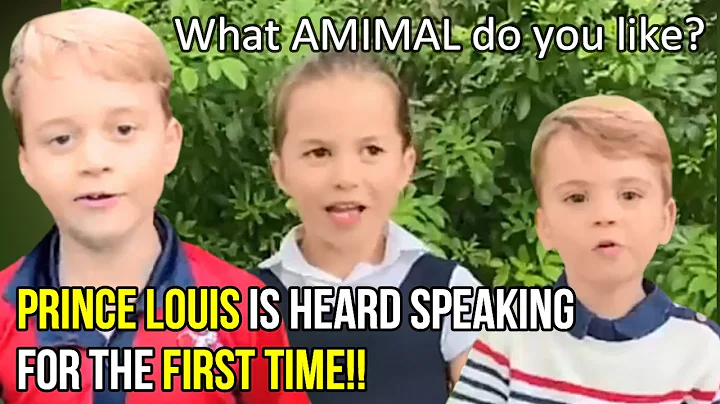 Cute Voices! Adorable George, Charlotte and Louis Speak on Camera as They quiz David Attenborough