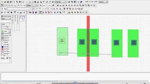 VLSI LAB experiments   CMOS Inverter   L EDIT Inverter layout(BE ECE 7th sem lab)