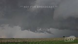05-19-2024 Custer City, Oklahoma - Tornado Emergency Supercell - Hail Falling