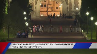 Students arrested, suspended after weekend protest at WashU