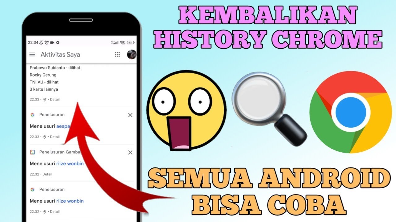 Cara Mengembalikan History Chrome yang Terhapus di Hp Xiaomi YouTube
