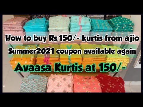 shorts Ajio Avaasa Anarkali Kurtis || New Collection - YouTube