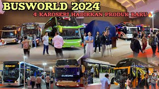 BUSWORLD 2024‼️4 KAROSERI TERNAMA INDONESIA RAMAIKAN BOOTH BUSWORLD 🔥. ADA YANG BARU⁉️