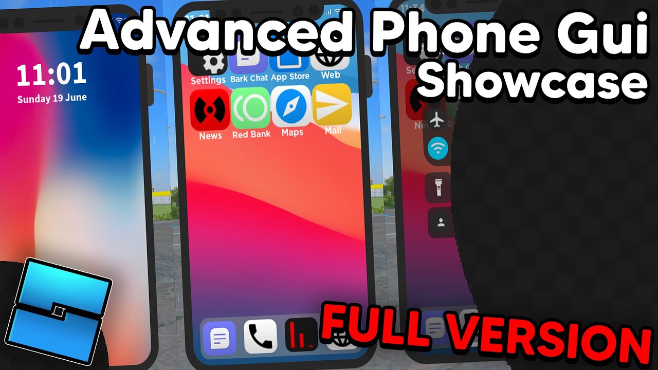 Advanced Phone Gui Showcase // Full Version // Roblox Studio 