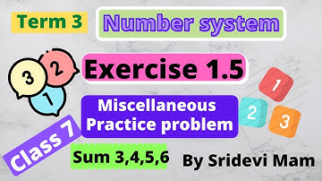 7th maths tamil Term 3 Chapter 1 number system exercise 1.5 sum 3,4,5,6 tn samacheer  3rd term