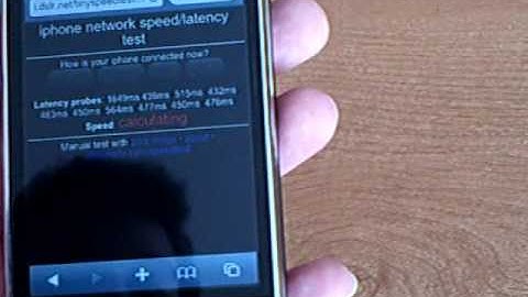 How To Calculate 3G/EDGE/WIFI Speeds on iPhone 3G