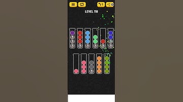 Ball sort puzzle level 110 short version #ballsortpuzzle #shorts
