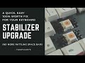 No More Space Bar Rattle! Replacing the Stabilizers on my GMMK Mechanical Keyboard (ft. Holy Pandas)