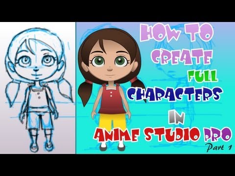 1 How To Create Advanced Characters In Anime Studio Pro Basic Construction Youtube - draw your roblox character using anim studio pro by alaagaming