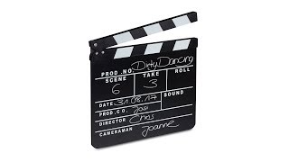 Clap De Cinéma Hollywood Relaxdays - Noir 26x30cm Pour Déco Ou Soirée Film