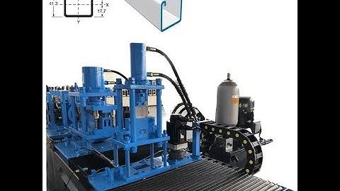 NEW Economic solar strut channel framing machine solar panel mounting structure roll forming machine