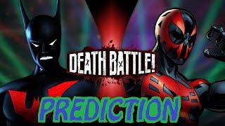 Death Battle Prediction Batman Beyond Vs Spider Man 2099