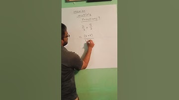 How to multiply fractions? #shorts #viral #fraction #shortsvideo