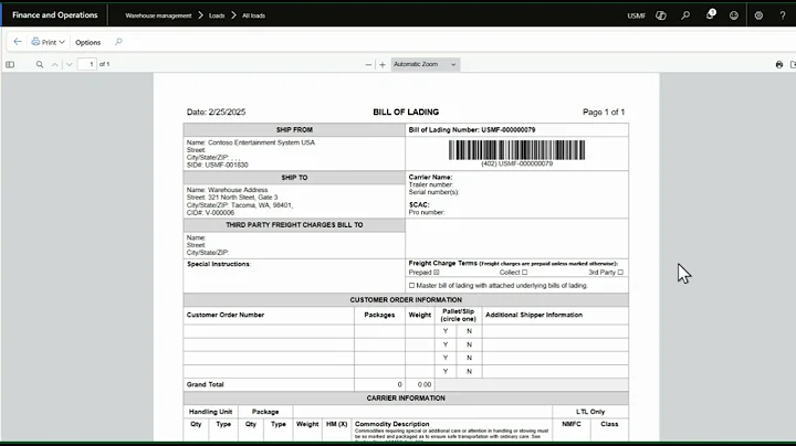 Dynamics Unplugged D365 F&SC A to Z 2.0  - N is for NMFC