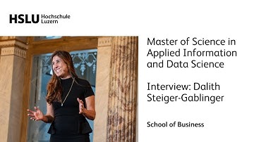 Master of Science in Applied Information and Data Science – Interview: Dalith Steiger-Gablinger